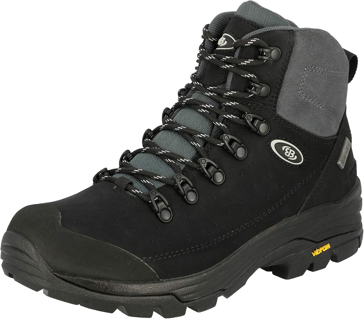 Походные ботинки Brtting Unisex-Adult Mount Tanaga High Rise Brutting, черный/серый