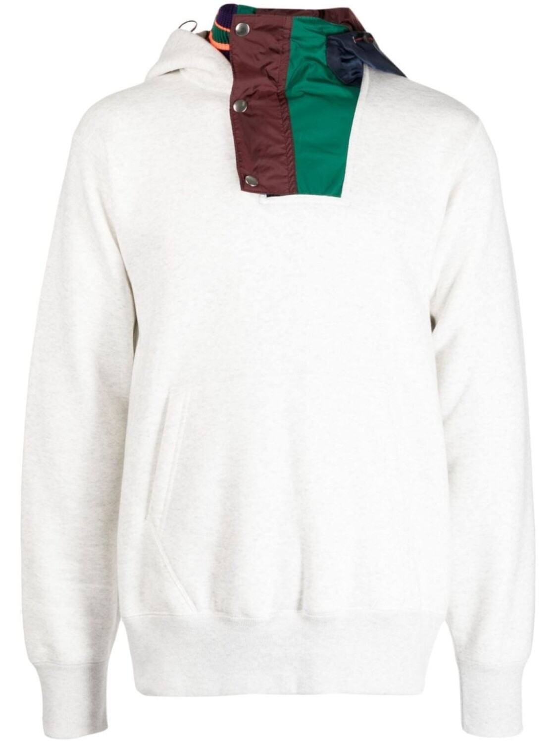 

Kolor colour-block drawstring hoodie, серый