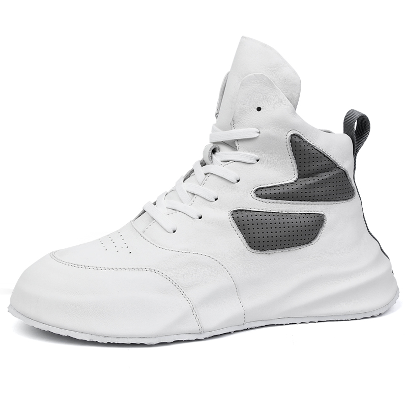 

Paladin Антискользящие и износостойкие высокие повседневные туфли для мужчин с эффектом увеличения роста - белые, цвет White