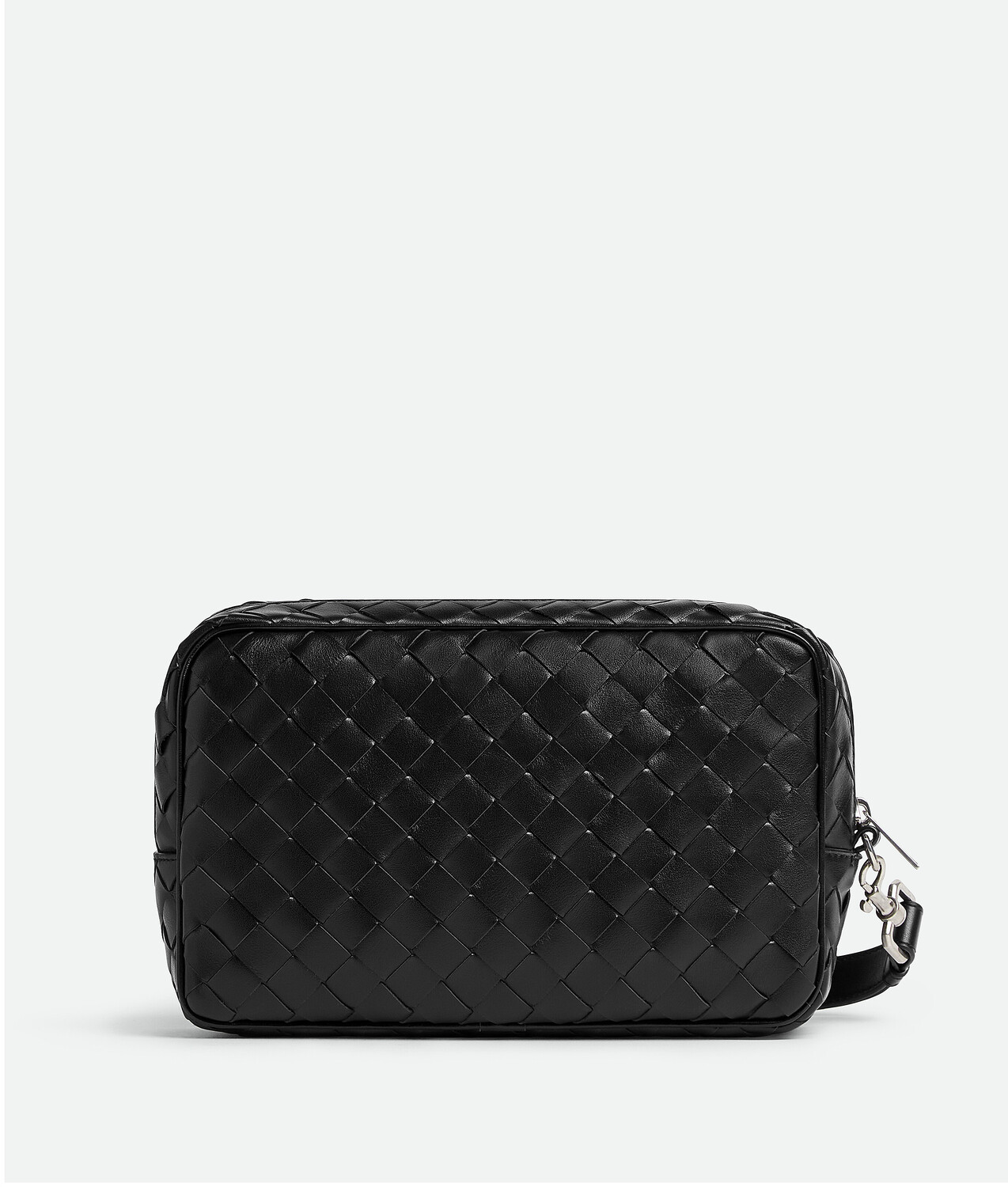 Intrecciato pouch with wristlet BOTTEGA VENETA, черный — фото 4