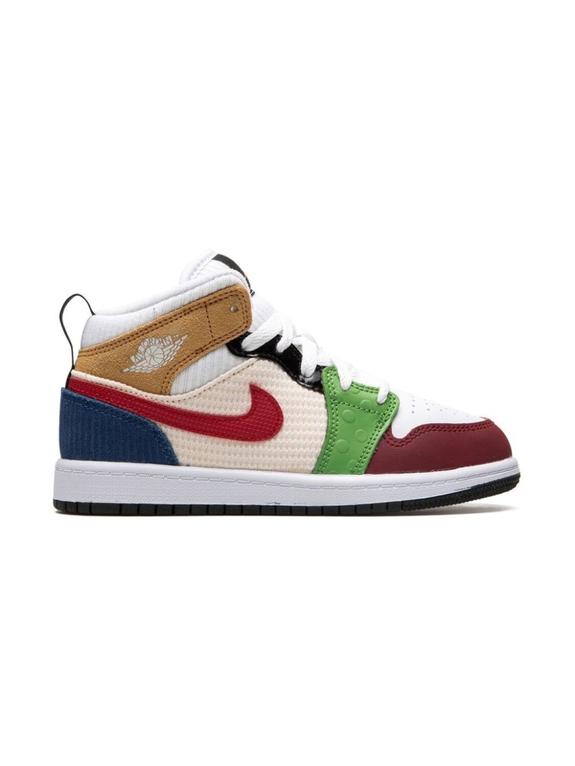 

Jordan кроссовки Jordan 1 Mid SE Patchwork, белый