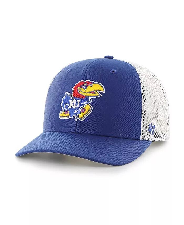 

Мужская регулируемая кепка Royal Kansas Jayhawks Trucker '47 Brand, синий