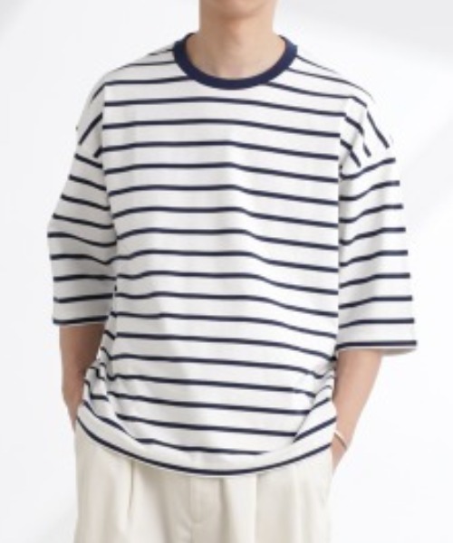 

Футболка свободного кроя с рукавами 3/4 NANO universe