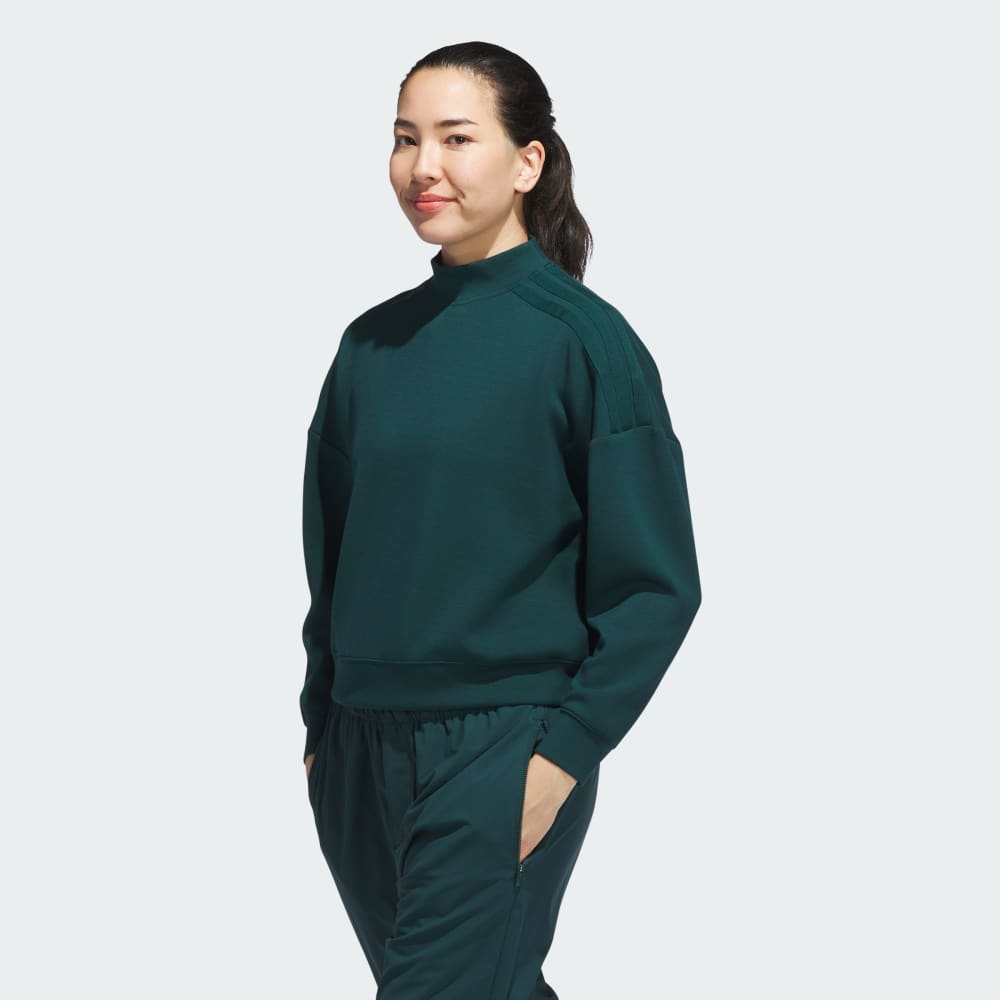 

Спортивная толстовка Adidas Beyond Spacer Mock Layer Sweatshirt, цвет Aurora Ivy