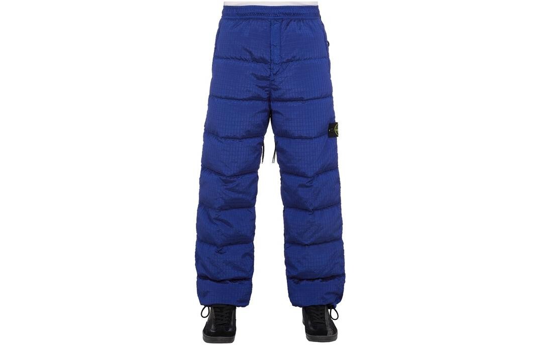 

Пуховые штаны/хлопковые штаны мужские синие Stone Island, синий