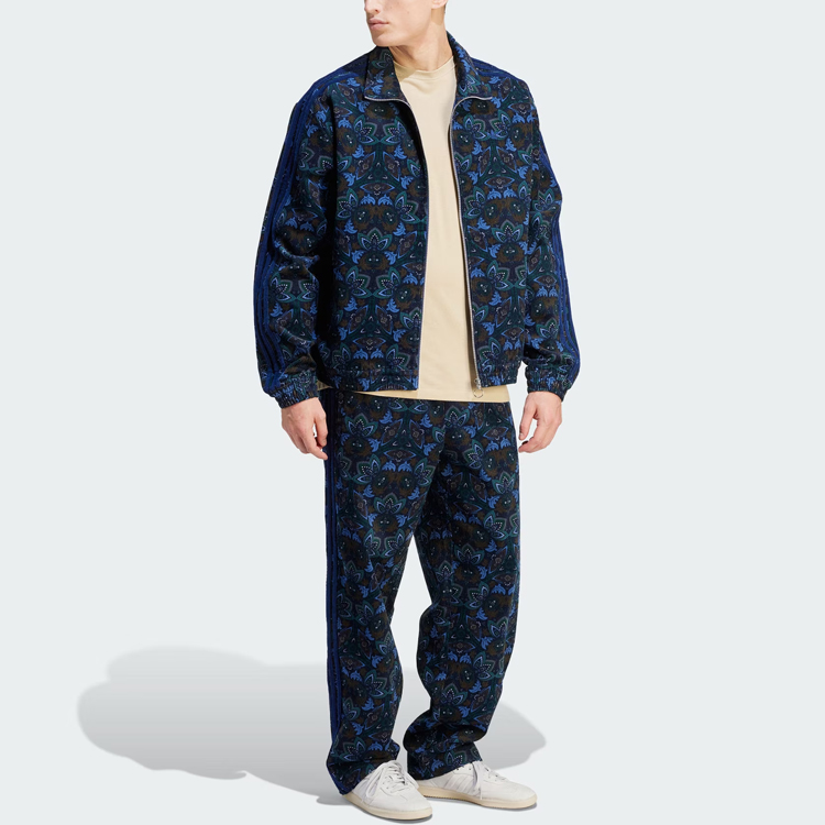 Adidas Originals Трикотажные спортивные брюки мужские темно-синие — фото 4