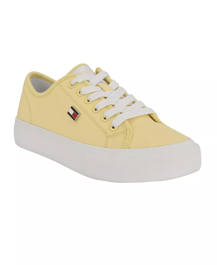 Женские кроссовки Aressa Flag на шнуровке Tommy Hilfiger, желтый