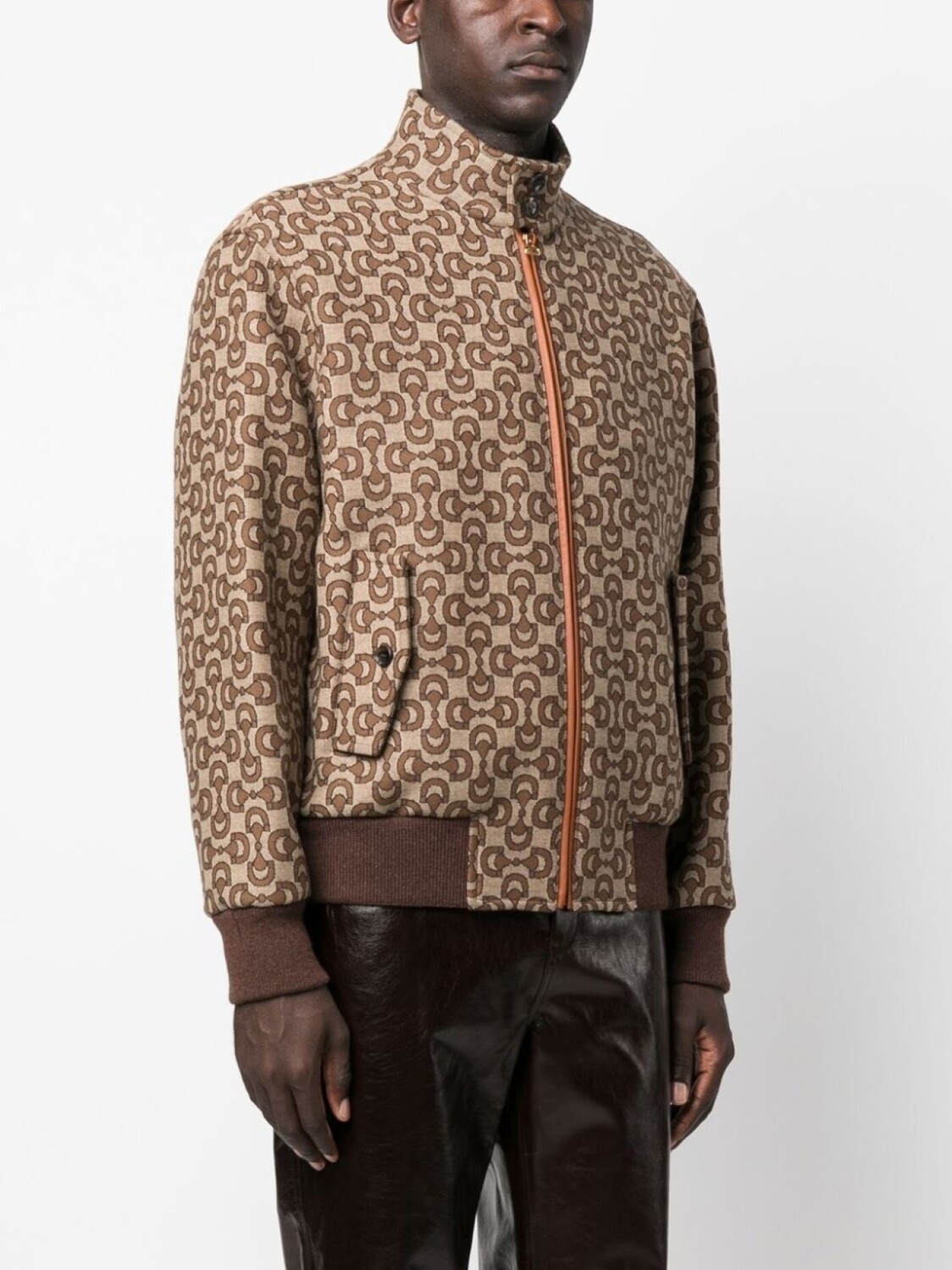 

Gucci куртка из парусины на молнии, коричневый