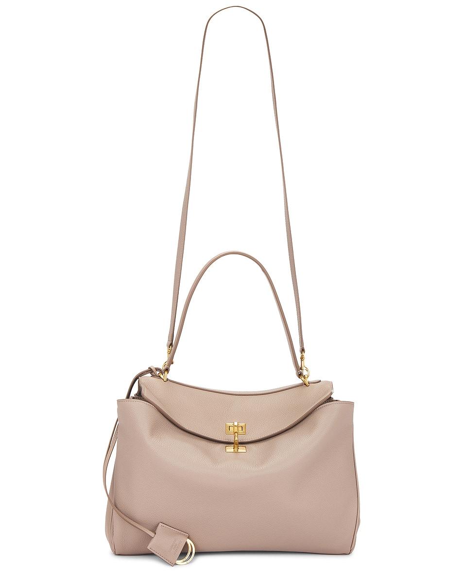 

Rodeo Medium Grained Leather Top Сумка с верхней ручкой Balenciaga, Sesame