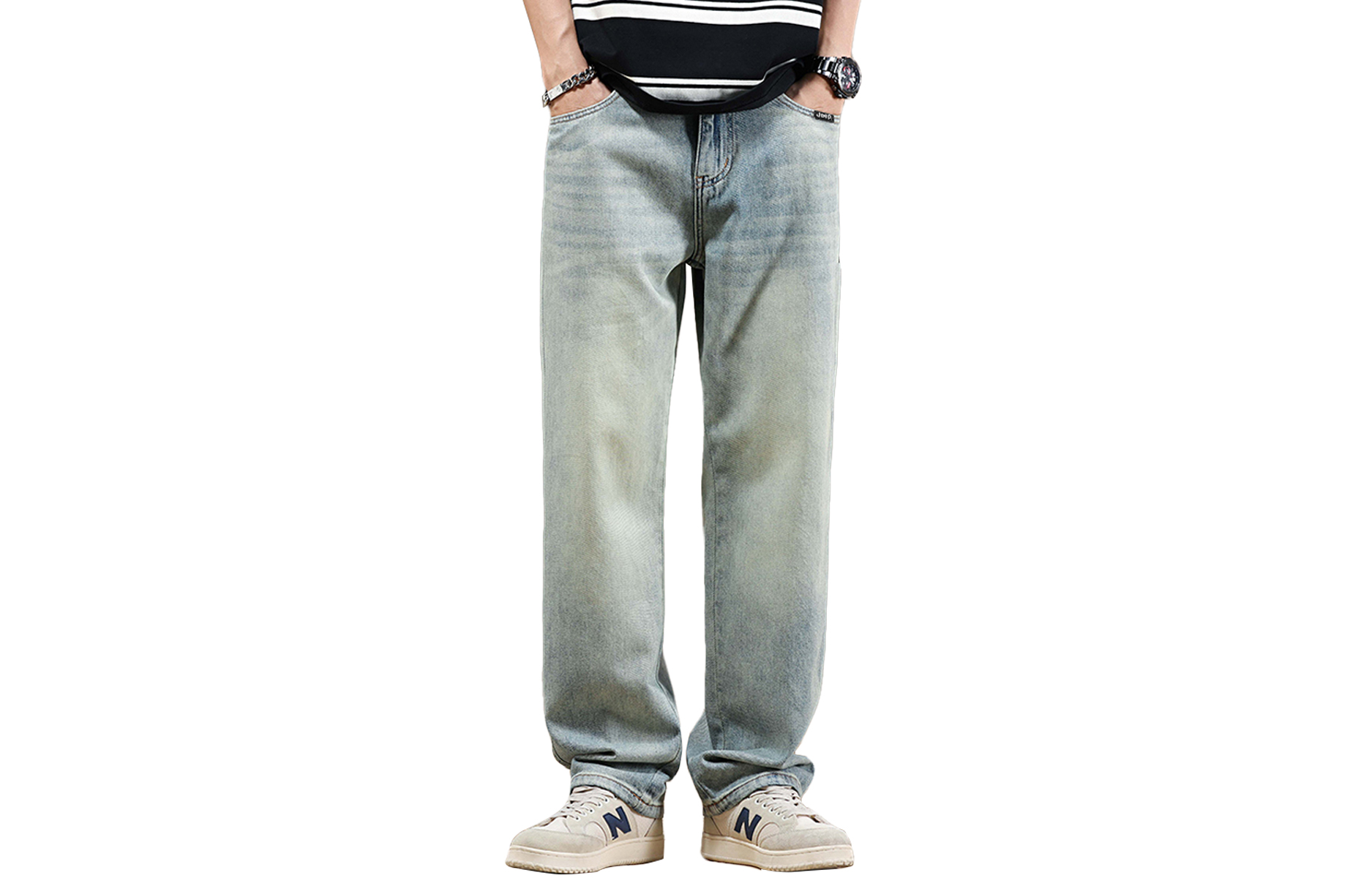 

Винтажные джинсы Jeep синие мужские