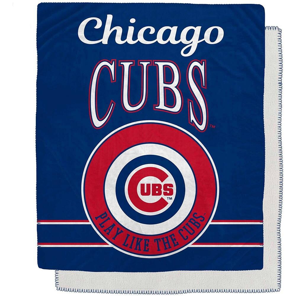 

Фланелевое флисовое одеяло из шерпы с эмблемой Chicago Cubs размером 50 x 60 дюймов в стиле ретро, цвет Cub Multi