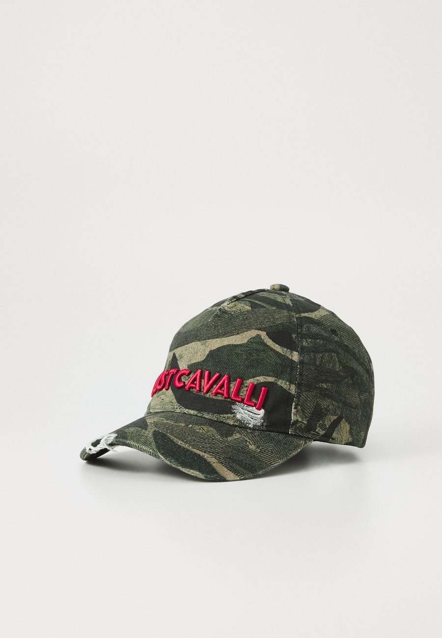 

Бейсболка Just Cavalli BASEBALL TIGER CAMOUFLAGE TAGLIA UNICA UNISEX, Green/Multi-Coloured