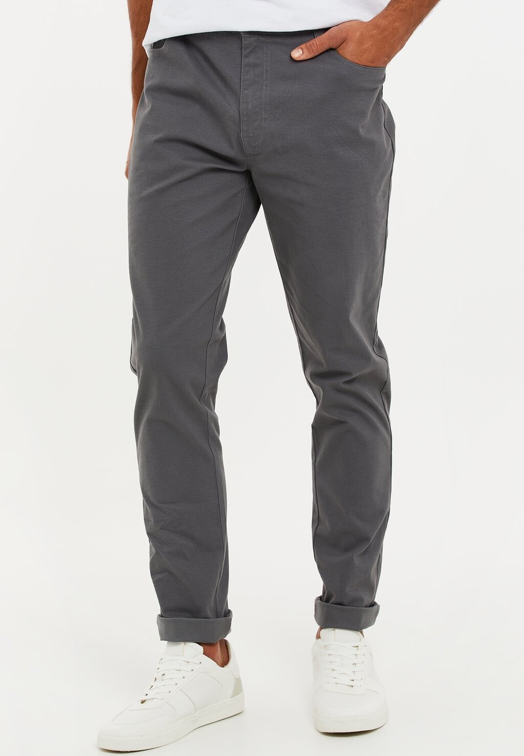 

Брюки THB 5 POCKET MONICO Threadbare, цвет slate