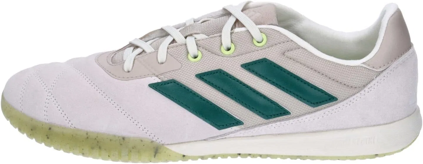 Футбольные бутсы Adidas Copa Gloro унисекс (для игры в помещении), Off White Collegiate Green Pulse Lime — фото 2