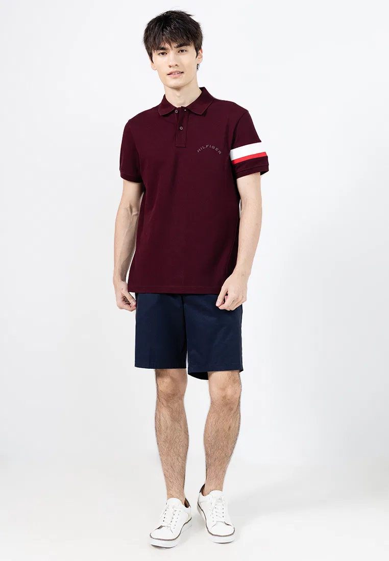 Футболка-поло, с цветными рукавами, Th Mainline Tommy Hilfiger — фото 4