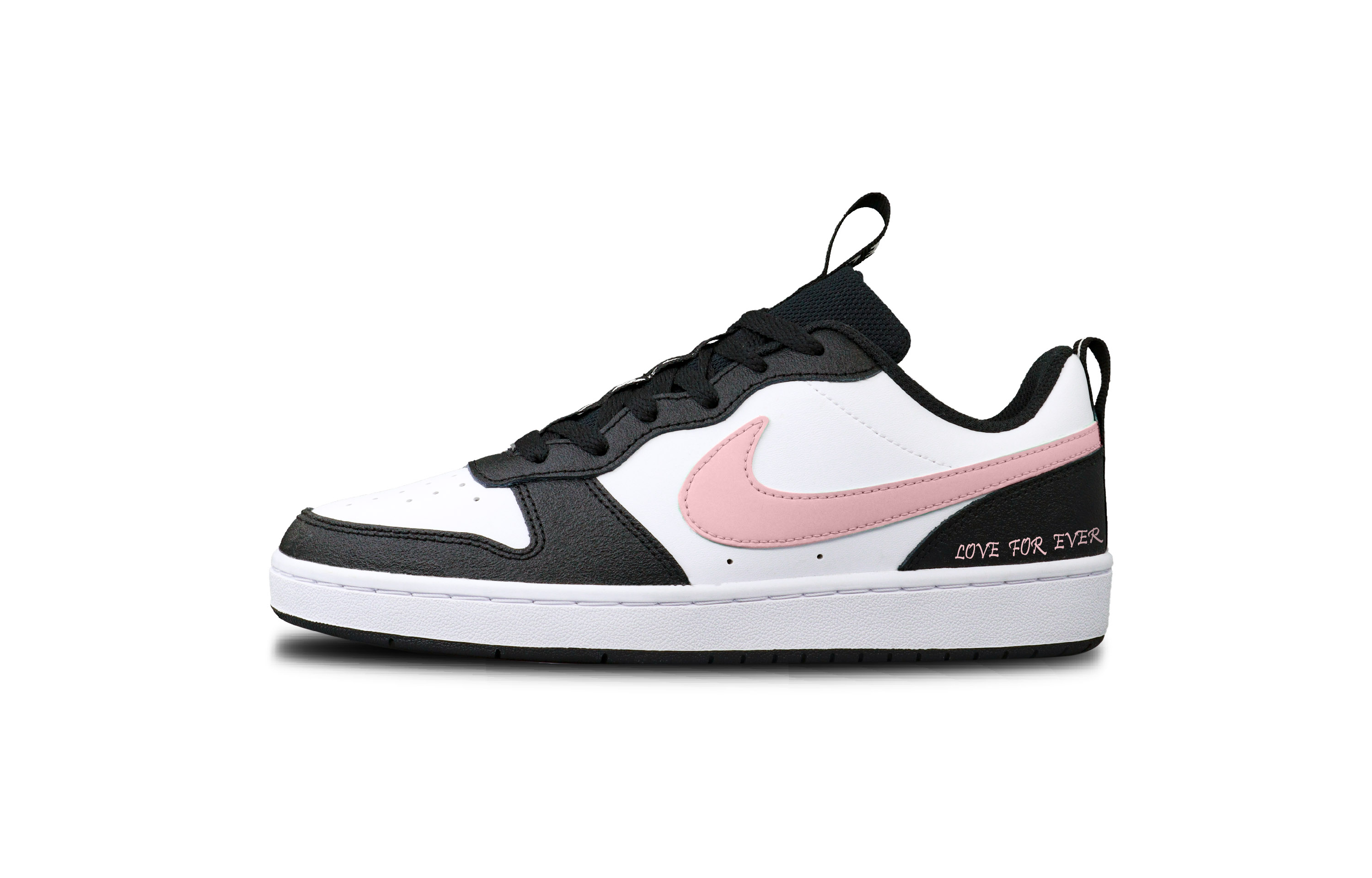 

Nike Кроссовки Court Borough 2 Timeless Pink Ink с нескользящей подошвой и износостойким верхом для детей и подростков