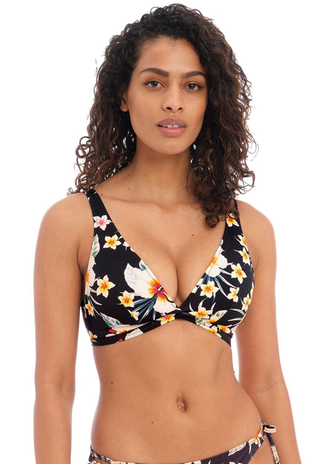 

Топ бикини с треугольными чашечками без косточек Havana Sunrise Debenhams, мультиколор