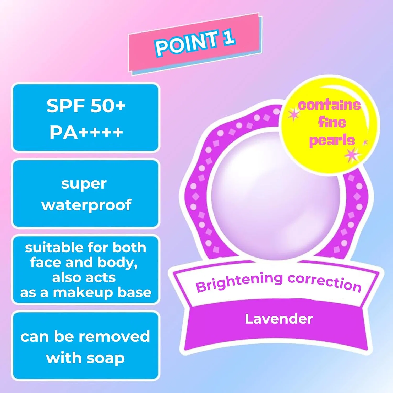 Солнцезащитный флюид Skin Aqua Tone-Up UV Essence SPF50+ PA++++, 160 мл, лавандовый — фото 2