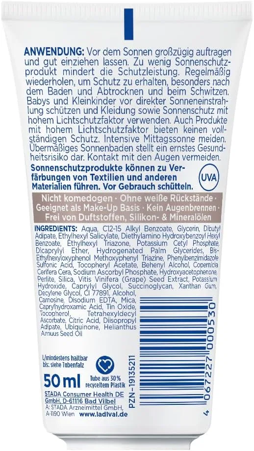 Солнцезащитный крем для лица Ladival Antioxidant SPF 30 ‎Ladival — фото 2