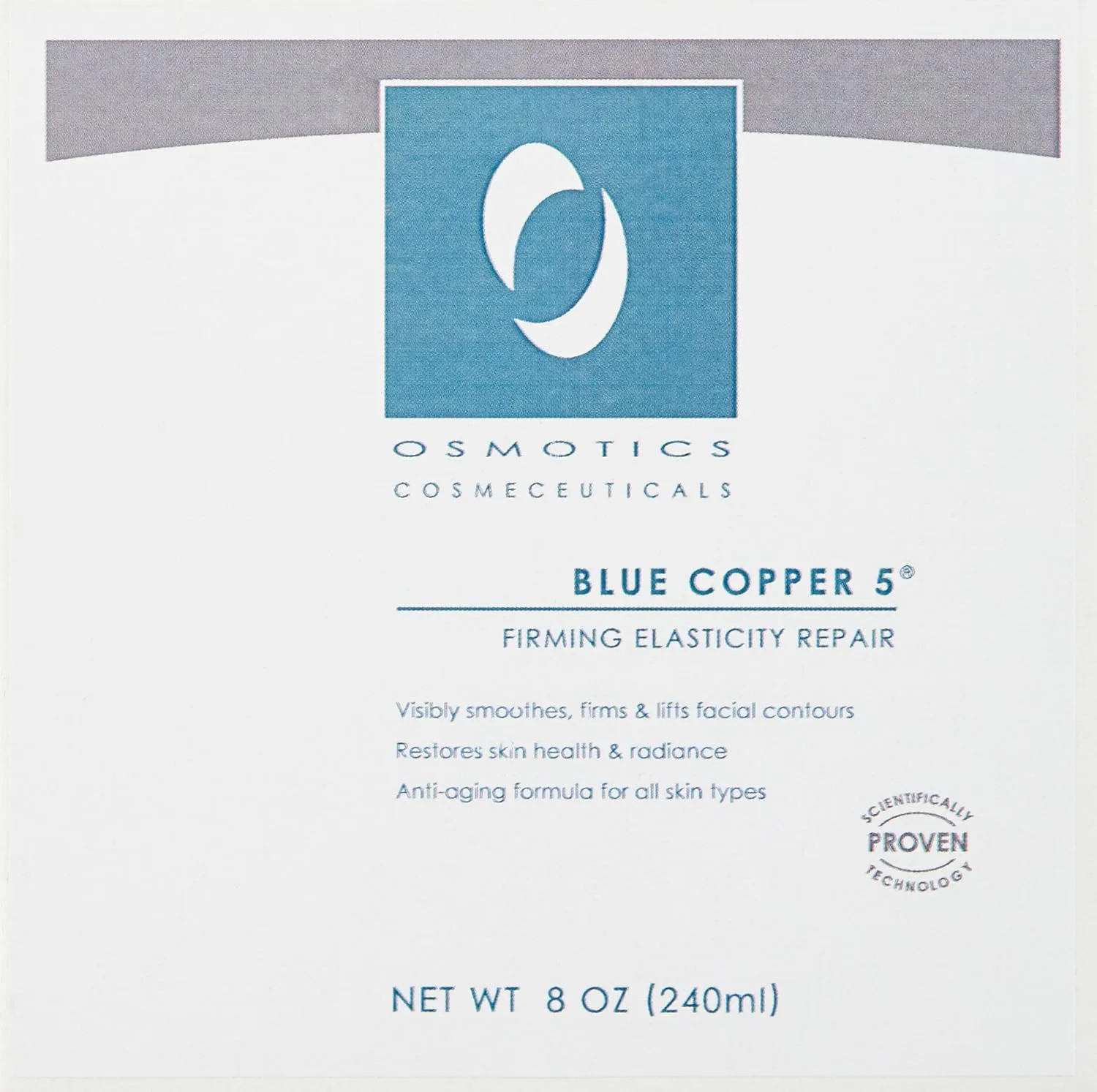 Сыворотка Osmotics Cosmeceuticals — Blue Copper - укрепляющий и восстанавливающий эластичность против морщин, для повышения, 237 мл — фото 2