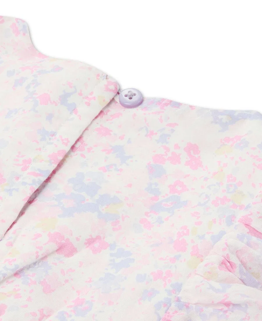 Детский боди Emerson Bubble для девочек Abercrombie Kids, белый/розовый — фото 4