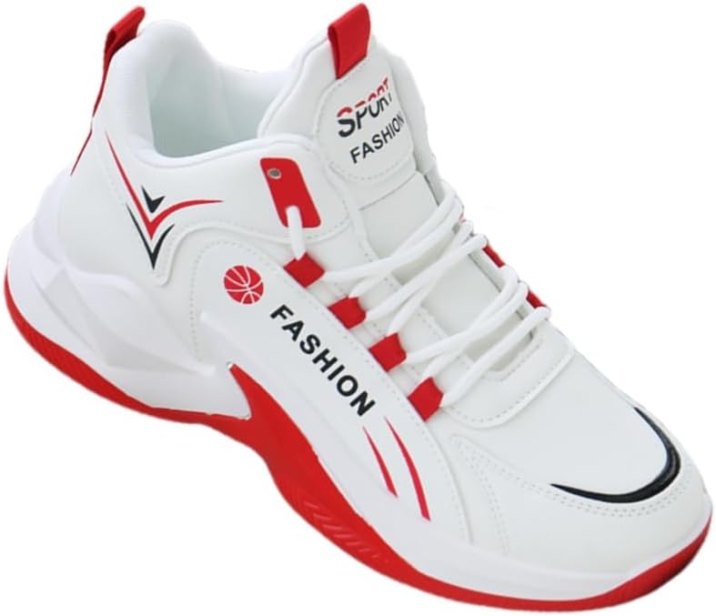 

Спортивные кроссовки Clolinde Осень/Зима, мужские высокие кроссовки, красный