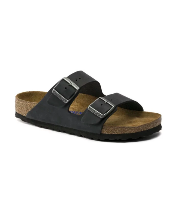 Сандалии Аризона с мягкой стелькой birko flor Birkenstock, черный — фото 3
