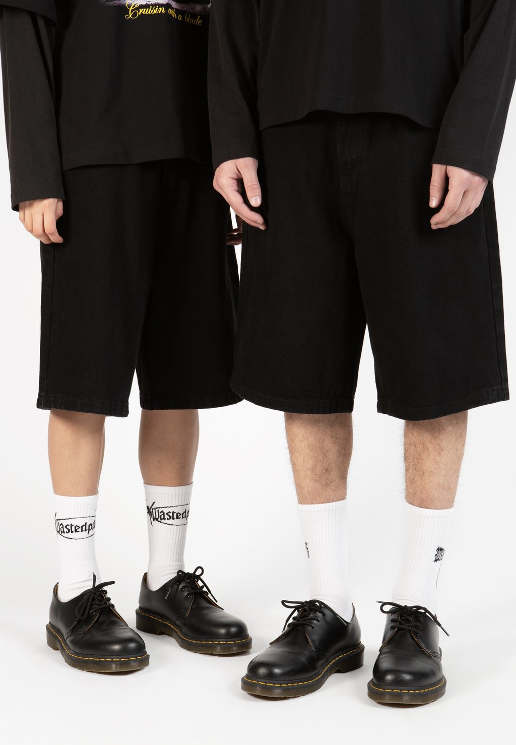 

Джинсовые шорты PREY CASPER SHORT UNISEX Wasted Paris, черный