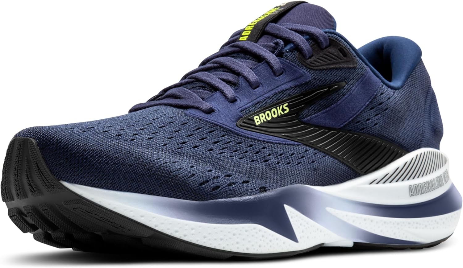 

Мужские беговые кроссовки Brooks Adrenaline GTS 24 с поддержкой, черный/зеленый/ярко-зеленый