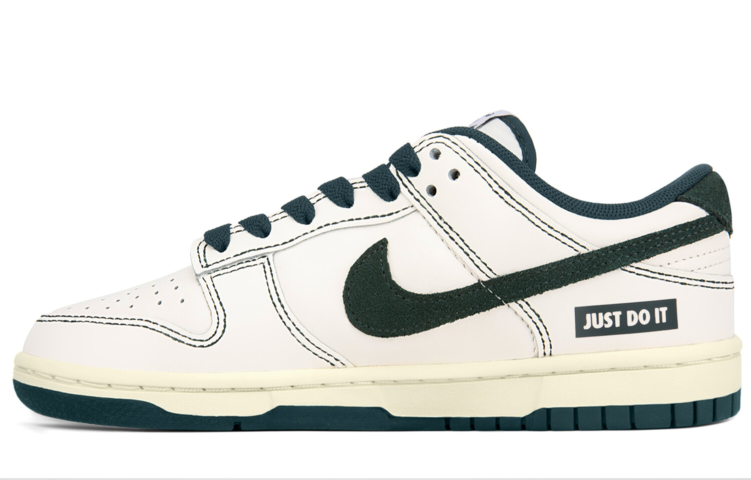 

Кеды, скейтборд обувь Dunk унисекс низкий верх Nike, белый
