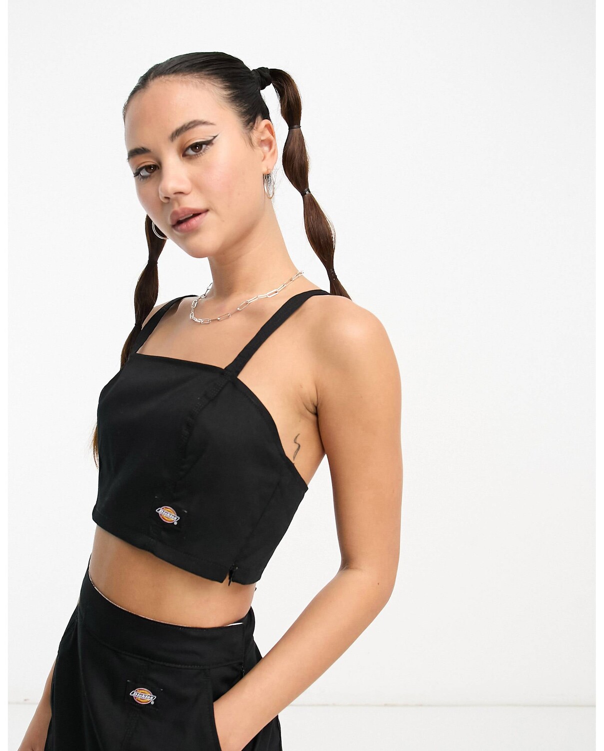 

Черный топ Dickies Whitford эксклюзивно для asos co-ord