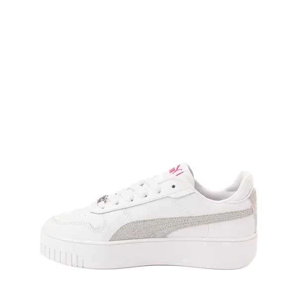 

Кроссовки PUMA Carina Street Shine Bright Athletic Shoe, цвет PUMA White/Fast Pink