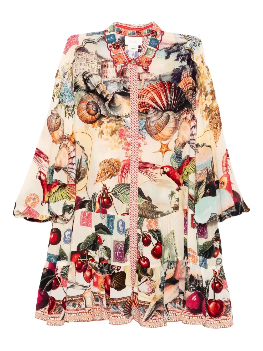 

Платье-рубашка «Notes From The Road» Camilla, нейтральный