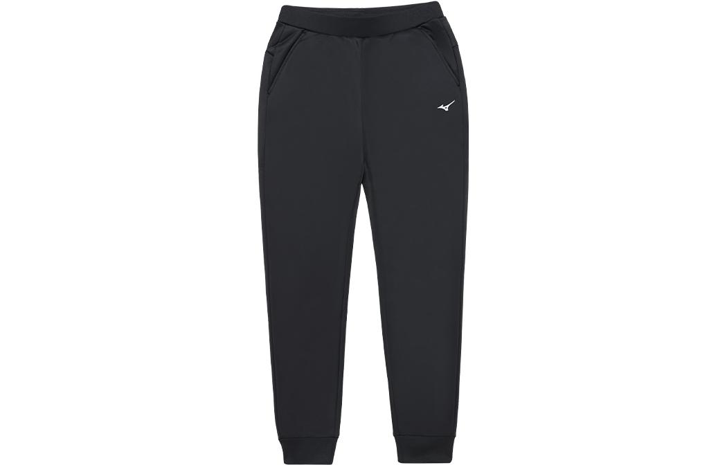 

Вязаные спортивные брюки ESSENTIAL для мужчин, утепленные брюки с манжетами Mizuno, черный