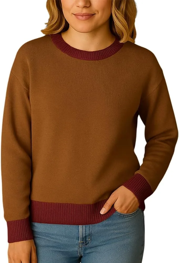 

Унисекс свитер с длинным рукавом, вязаный, Regular Fit, для осени и зимы Grewear