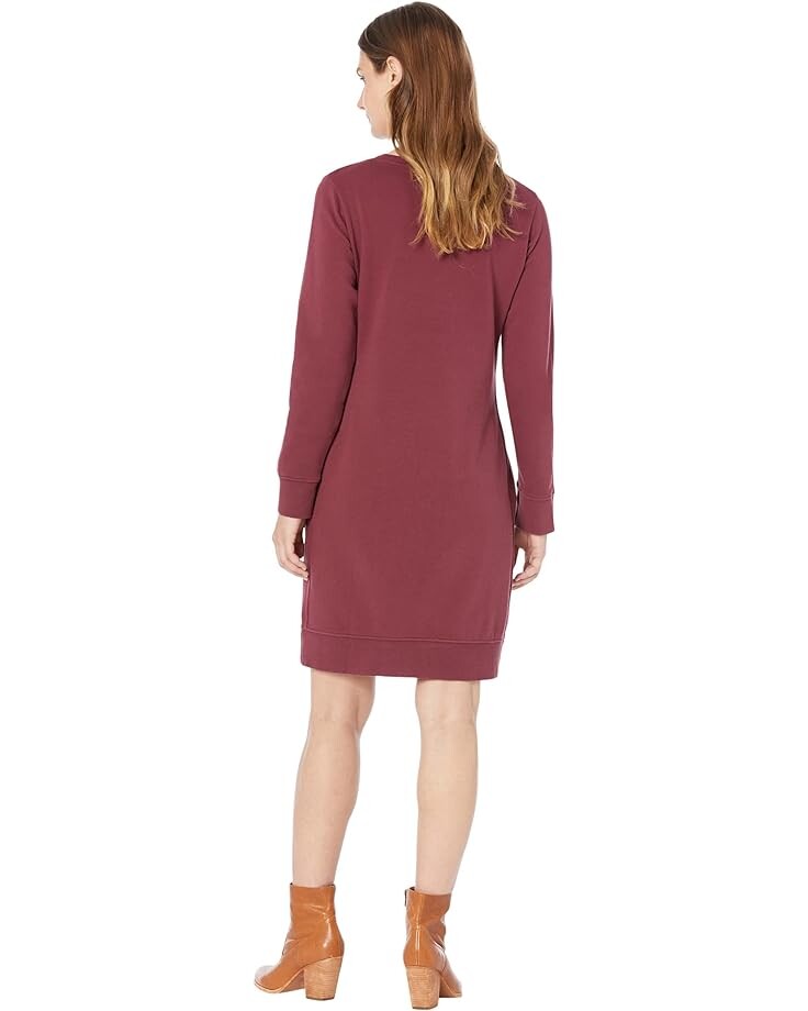 

Платье PACT Organic Cotton Essential Long Sleeve Dress, цвет Raisin