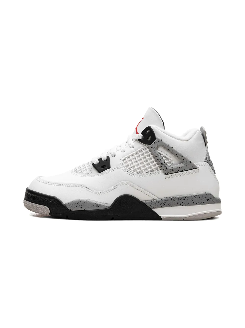 Кроссовки Air Jordan 4 Retro «White Cement» в крапинку Jordan Kids, белый — фото 2