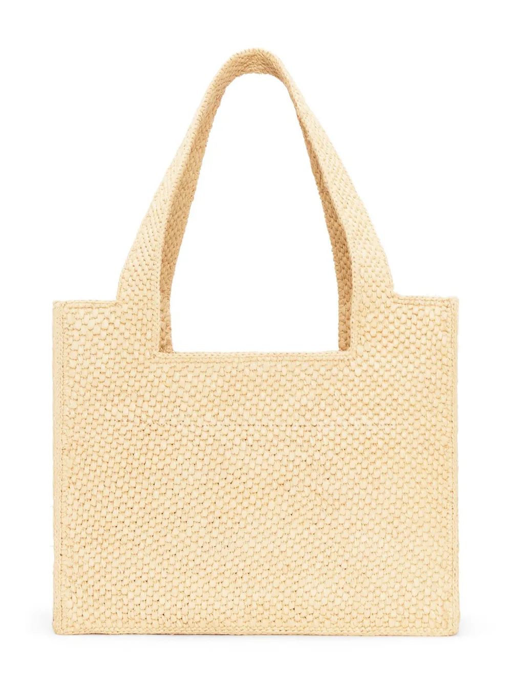 Средняя сумка LOEWE Font Tote из рафии, нейтральный — фото 3