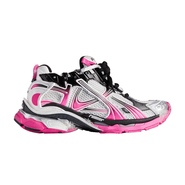 Кроссовки Balenciaga Wmns Runner Sneaker 'Gradient - White Pink Black', белый