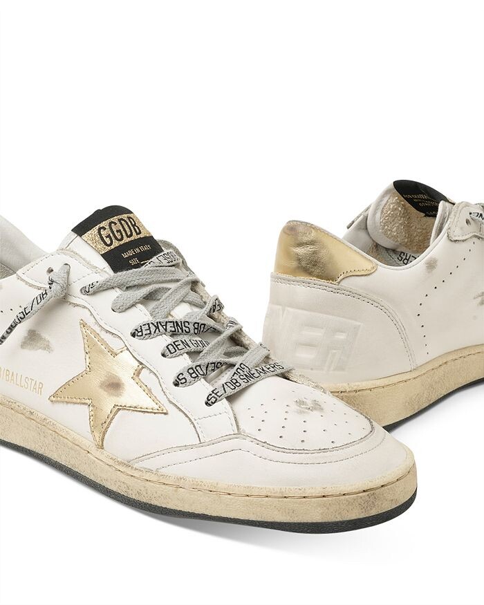 Женские низкие кроссовки Ball Star Golden Goose — фото 4