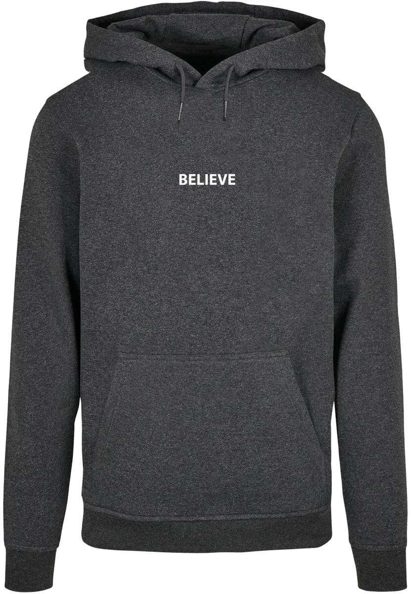 

Толстовка с капюшоном Merchcode " Merchcode Men's Believe Front Basic Hoody", цвет Charcoal