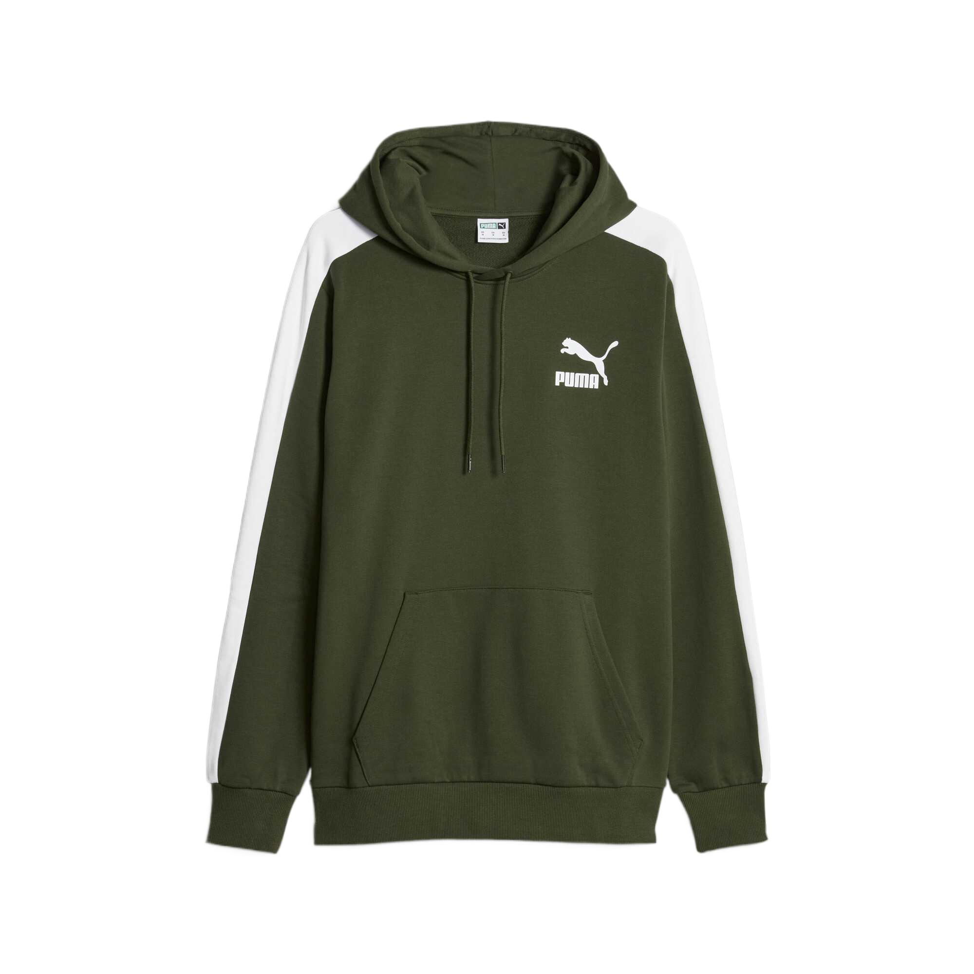 

Puma Мужская толстовка, зеленая, размер 31, с капюшоном, средний размер, стандартный размер