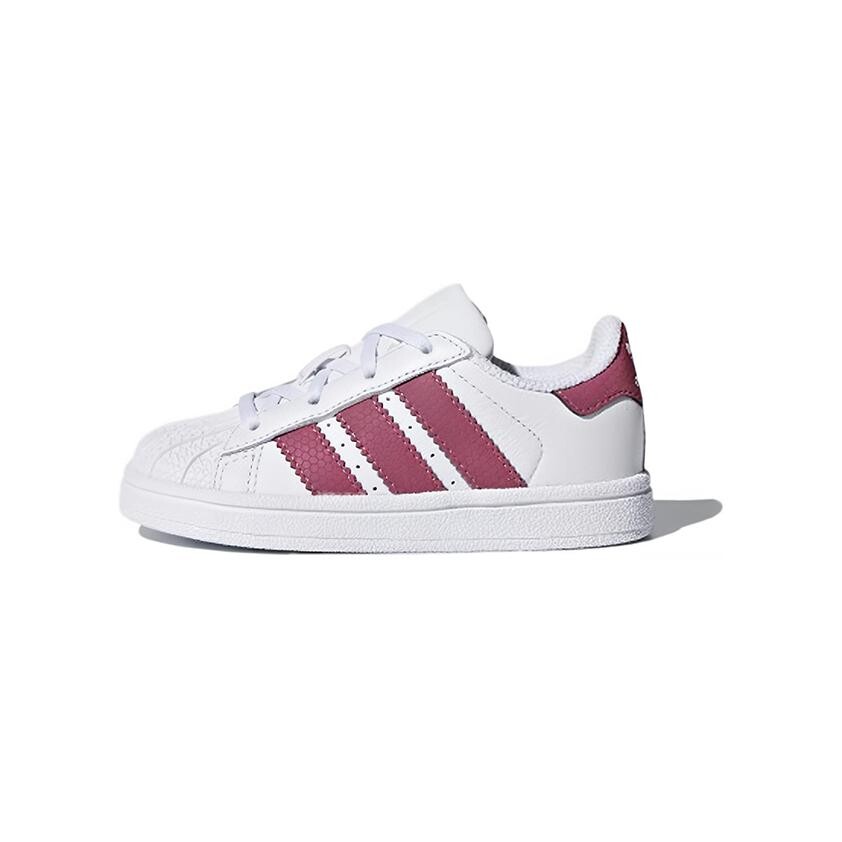 

Кроссовки adidas originals Superstar Toddler Shoes TD Low-top White/Rose Red