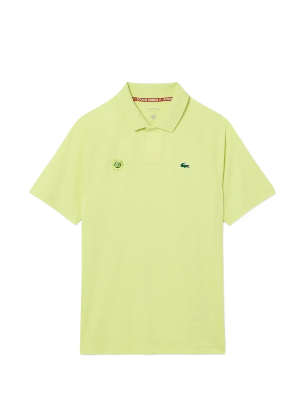 Поло Lacoste с логотипом, приталенный крой, зеленый