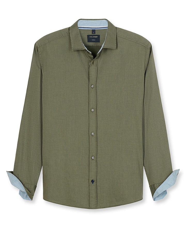 

OLYMP Повседневная рубашка - стандартный крой - зеленого цвета
