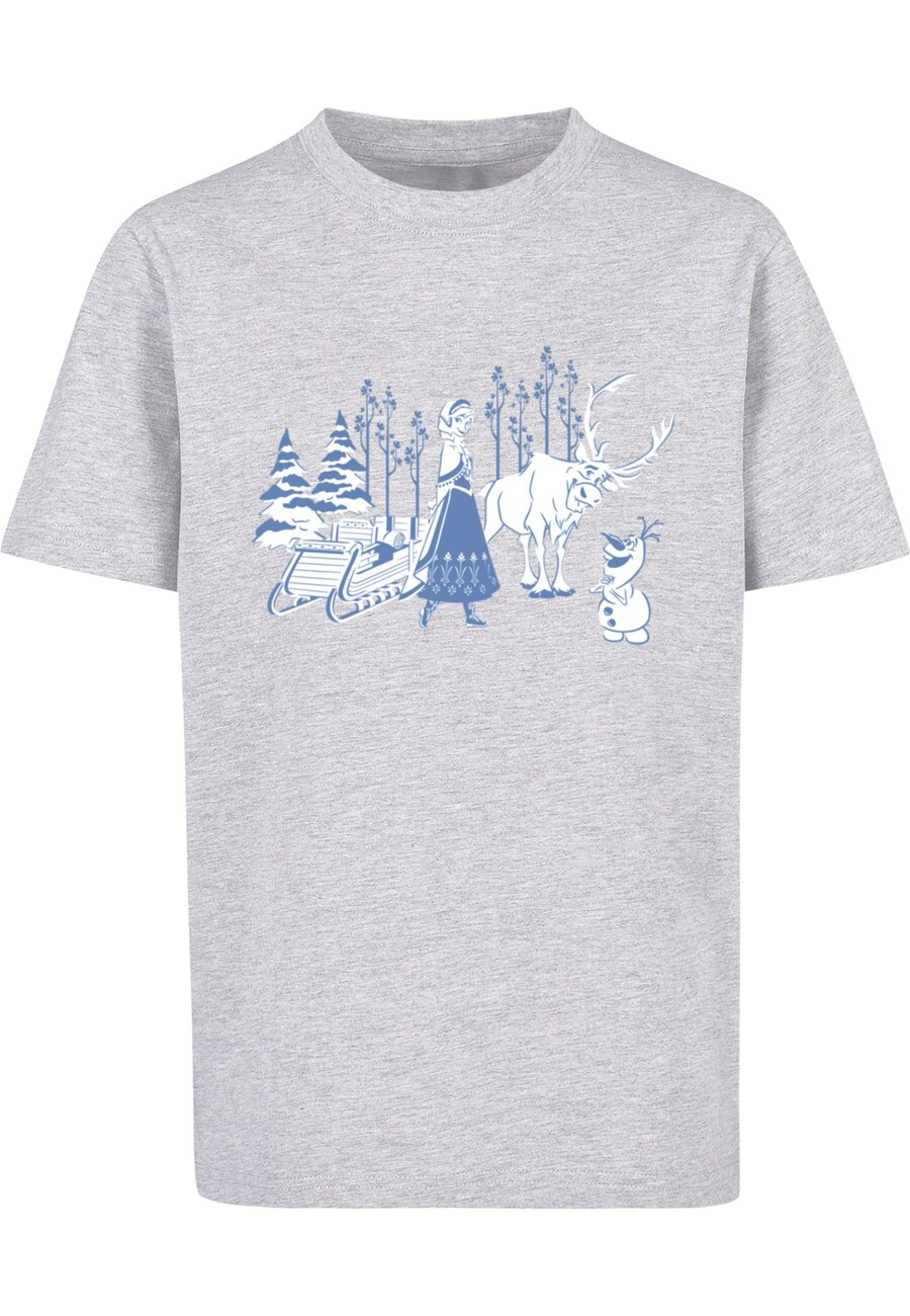 

Рубашка ABSOLUTE CULT Frozen - Anna Sven And Olaf, пятнистый серый