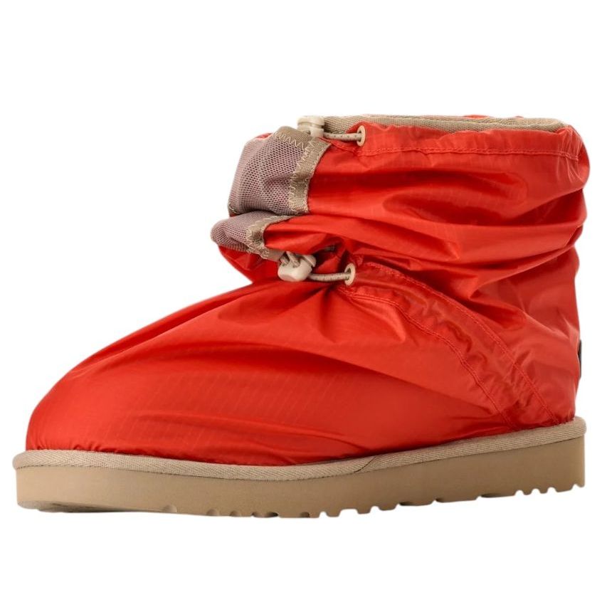 Классические мини-сапоги UGG x Reese Cooper из материала Cordura, цвет «Мандариновый красный» — фото 4