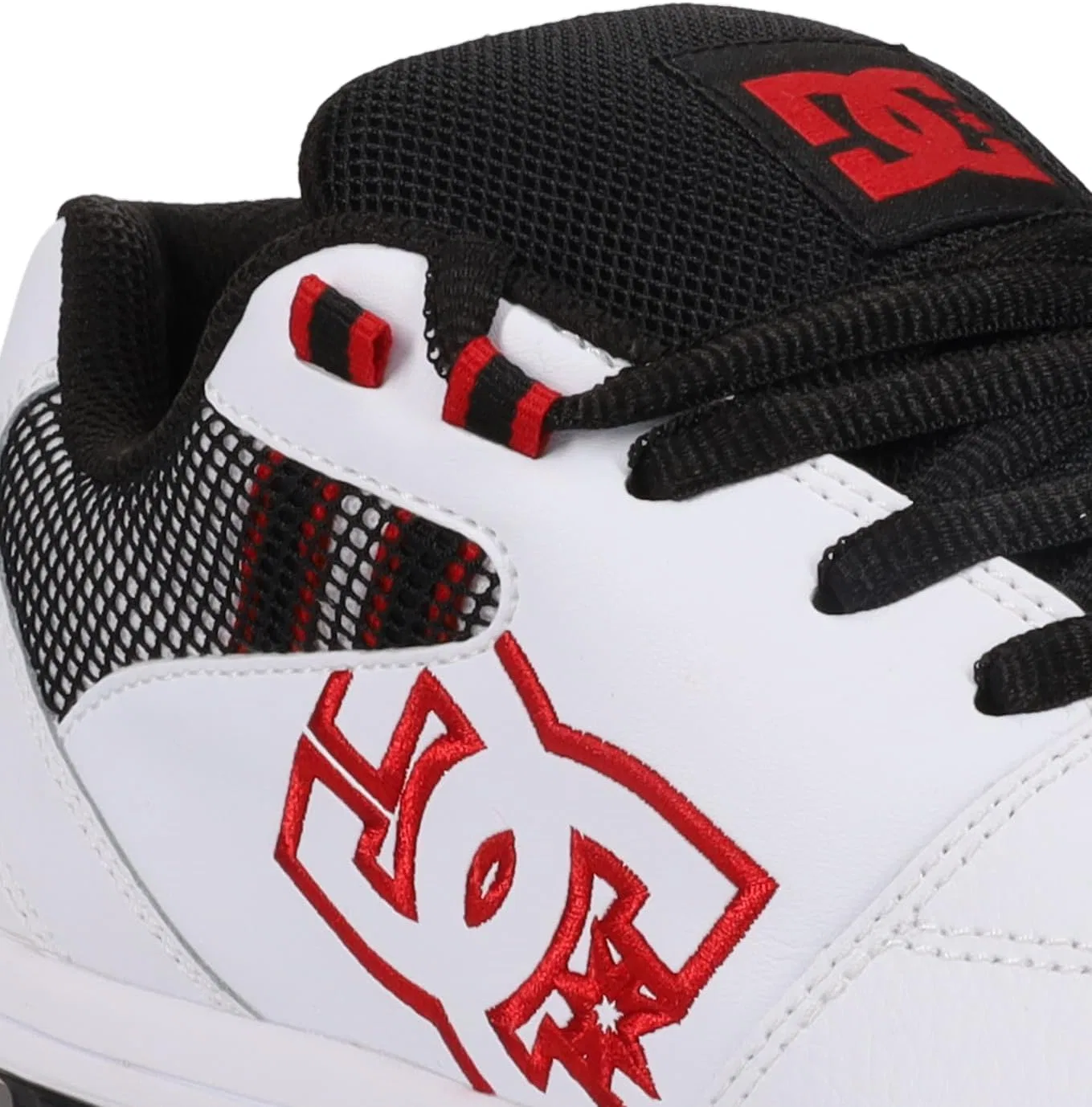 Мужские универсальные кроссовки DC Shoes, White Black Red — фото 2