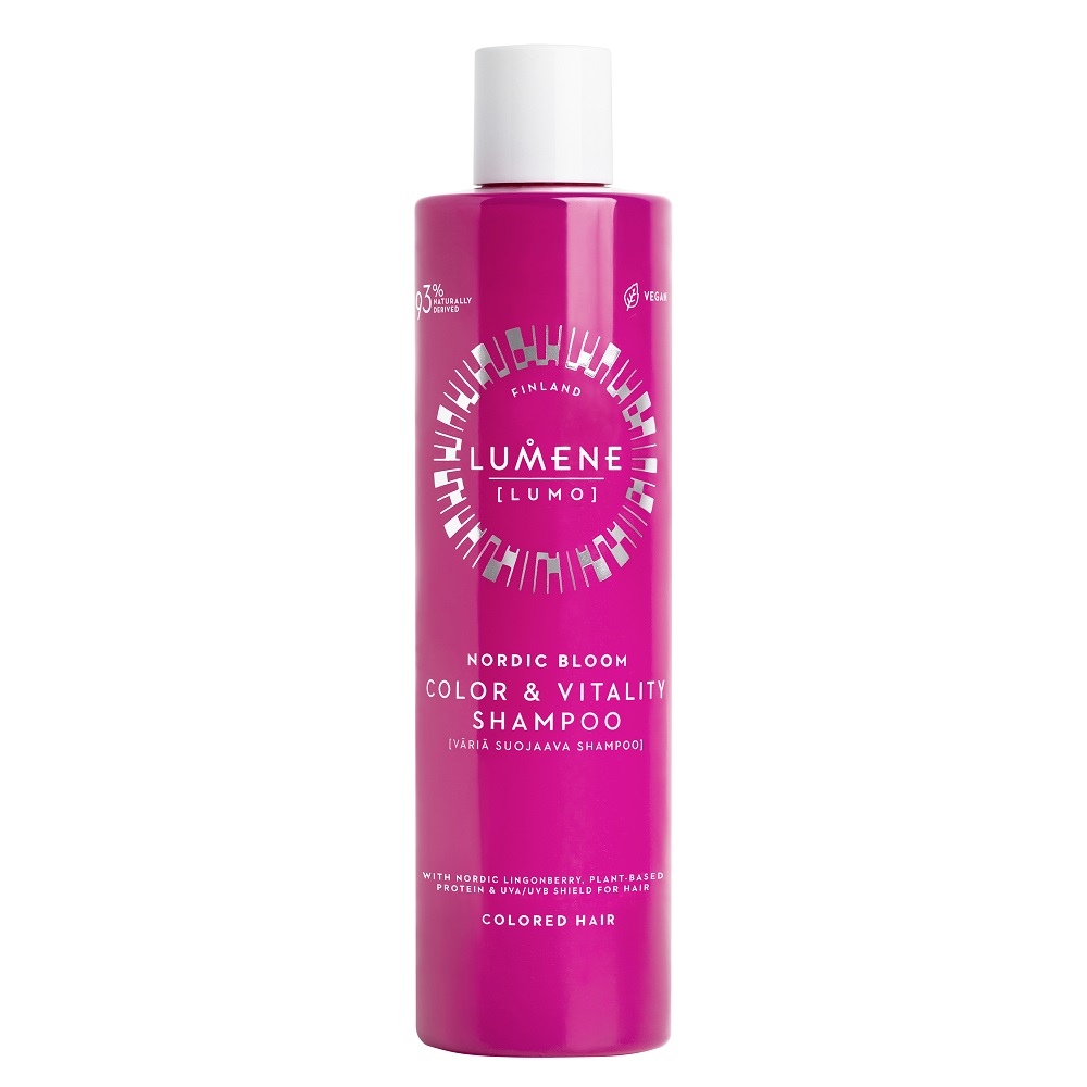 

Шампунь для окрашенных волос nordic bloom [lumo] color & vitality shampoo Lumene, 300 мл