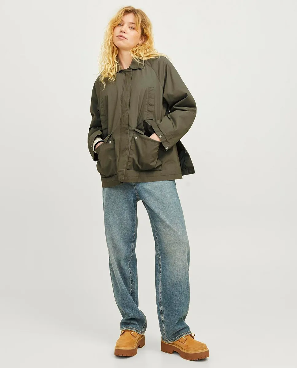 

Женская парка с карманами Jack & Jones, цвет Verde Militar